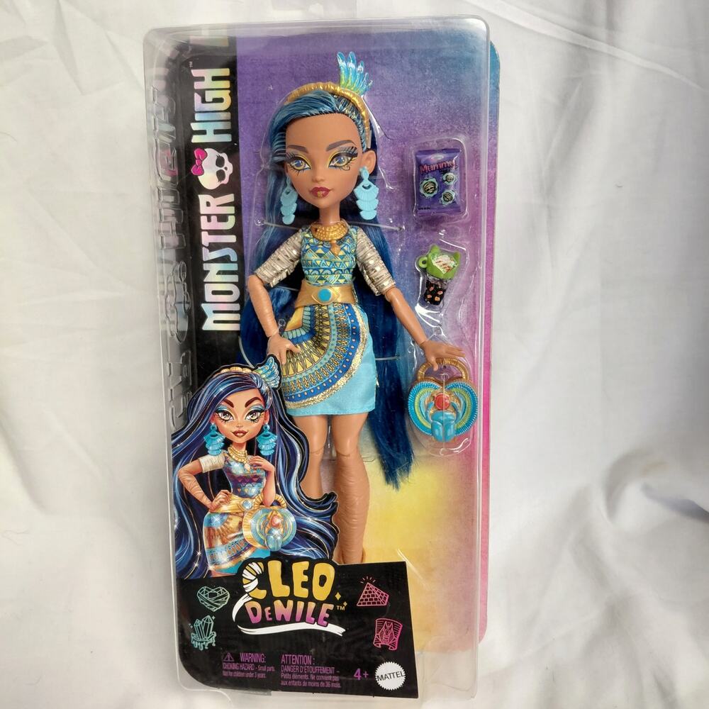 Monster High Cleo DeNile Doll - Day Out Series - Brand New In Box (NIB)